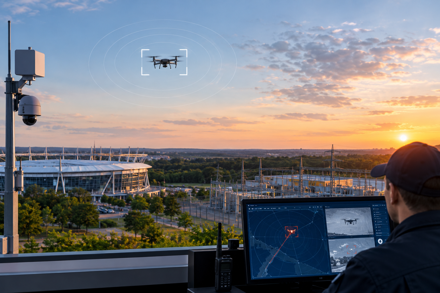 Airspace Security Systems 2026 by Site Type  AirSentinel